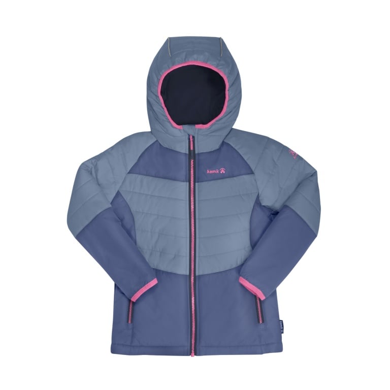 Kamik Ganzjahresjacke Celeste (winddicht, reflektierend) pazifikblau Mädchen